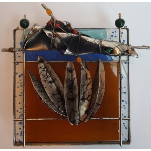 Shakil Ismail, 14 x 14 Inch, Casted Glass Metal Work, Sculpture, AC-SKL-258